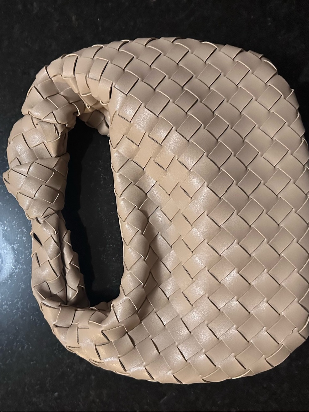 Urban Expressions Woven Hobo Bag - Taupe
